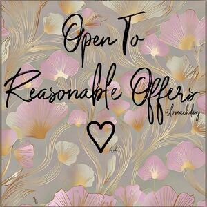 --> Open To Reasonable Offers!